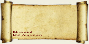 Nina Kovač vizit kartica